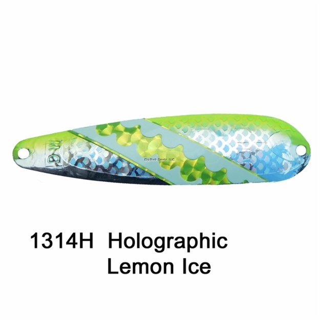 Picture of Dreamweaver DW Magnum Trolling Spoon Holographic Lemon Ice