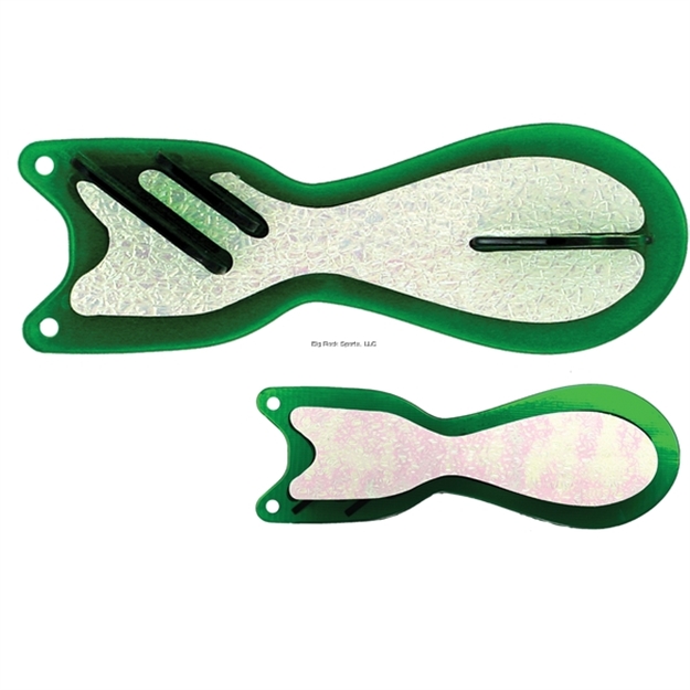 Picture of Dreamweaver Spindoctor Trolling Flasher 10", Emerald Green Double Crush
