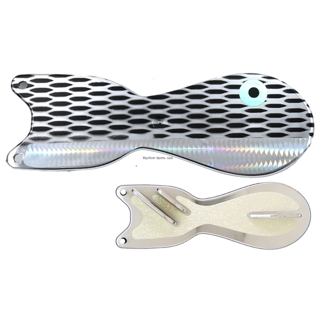 Picture of Dreamweaver Spindoctor Trolling Flasher 8" Black Mamba ON Chrome