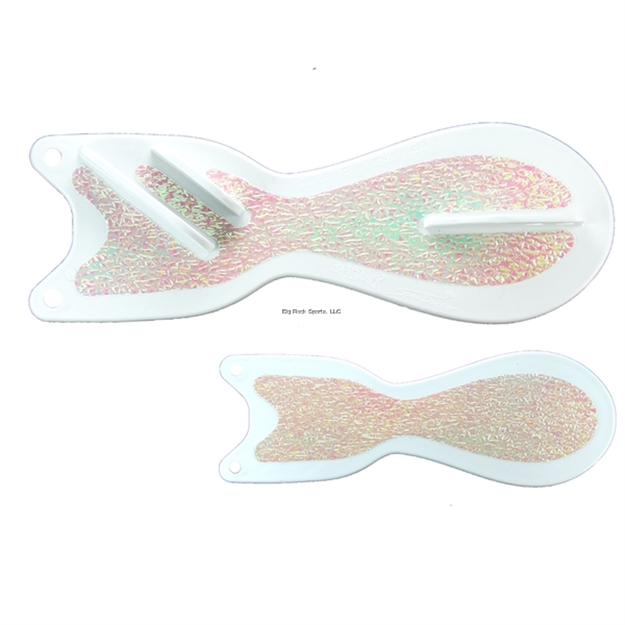 Picture of Dreamweaver Spindoctor Trolling Flasher 8", White Double Crush