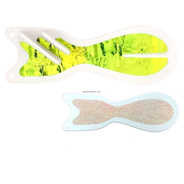 Picture of Dreamweaver Spindoctor Trolling Flasher 8", White Mtn Dew Crush