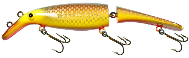 Picture of Drifter Jointed Believer Musky Trolling Plug, 8", 2 Oz, Nine Dollar Bass