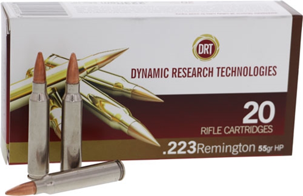 Picture of Drt Ammo Ammo .223 Remington 55Gr. HP 20 Pack