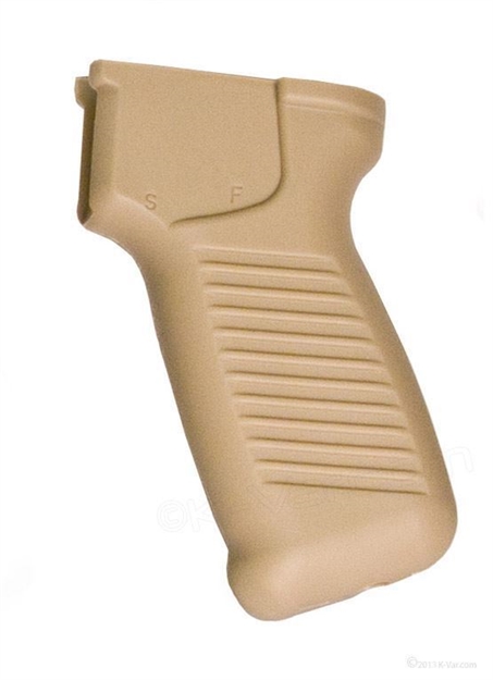 Picture of DS Pistol Grip Sam7sf Thicker Ergonomic Design With Cut-Out For Ambidextrous Safety Lever, Desert Sand, US
