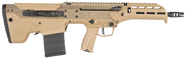 Picture of Desert Tech Mdrrfa1620fef Mdrx  308 Win 20+1 16.12" Black Steel Threaded Barrel, Flat Dark Earth Receiver, Flat Dark Earth Fixed Bullpup Stock & Fde Polymer Grip, Ambidextrous DTMDRXSFFAABFE