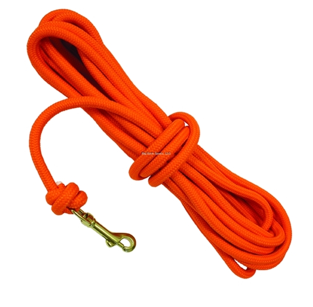 Picture of DT Systems Dog Training Check Cord 3/8" Blaze Orange 30 FT