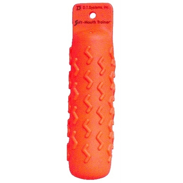 Picture of DT Systems Soft Mouth Dog Training Dummy Small Orange Plastic