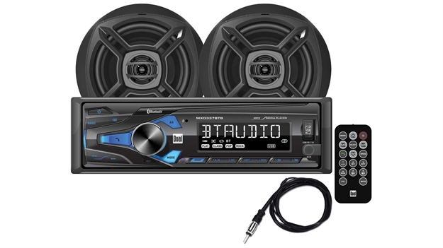 Picture of Dual Electronics Corp Bluetooth W/2Spkrs Blk