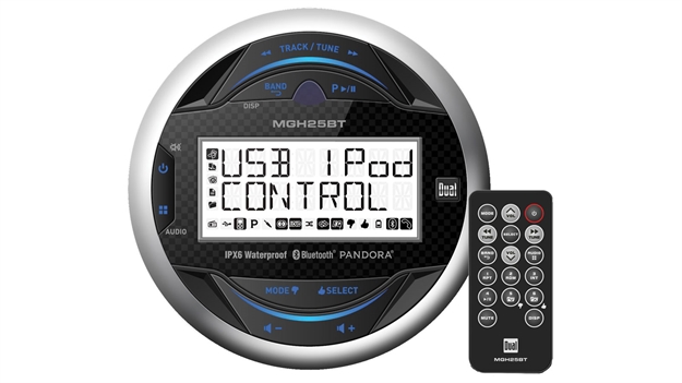 Picture of Dual Electronics Corp Mgh25bt 3" Gauge Hole W/Bt