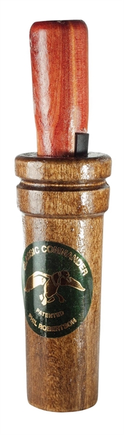 Picture of  Duck Commander Dc200 Classic Commander Open Call Double Reed, Mallard Hen Attracts Ducks, Natural Wood