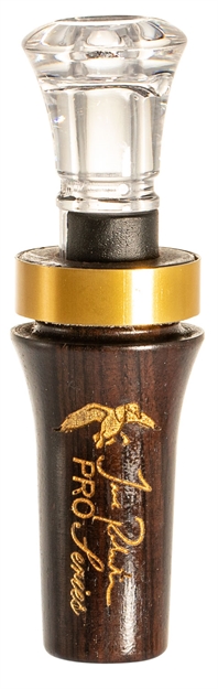 Picture of Duck Commander Dcprobw Pro Series Blackwood Double Reed Duck Call Mallard Wood Brown