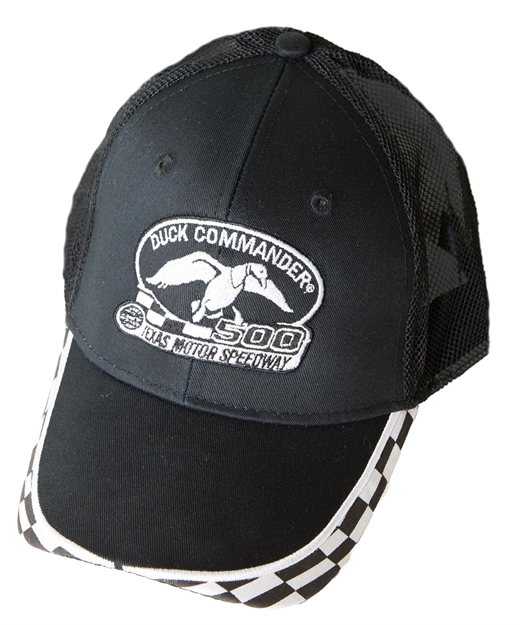 Picture of  Duck Commander Dhdc50001 Sports Cap  Duck Commander Texas Motor Speedway Dhdc50001 Logo Hat Mesh Black One Size Cotton/Poly Mesh -