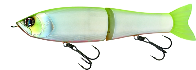 Picture of Duel Game Calls Hardcore Ninja Twitch'n Glider 180Ss Slow Sinking 2-5/8Oz 7" 1-2 FT #1 Hooks Ghost Pearl Chart Back