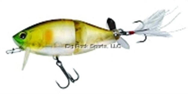 Picture of Duel Game Calls Hardcore Noi-Z JR 85F Jointed Wakebait With Tail Prop, 3 3/8", 7/8 Oz, Skeleton Ayu, Floating