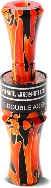 Picture of Duel Game Calls The Double Agent Duck Call (Double Reed) Swirl Acrylic Hallows Eve
