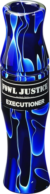 Picture of Duel Game Calls The Executioner Goose Call Swirl Acrylic Saphire Water