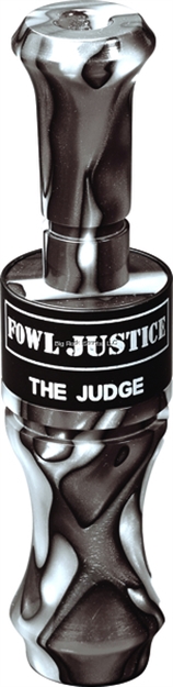 Picture of Duel Game Calls The Judge Duck Call Swirl Acrylic Black Ghost