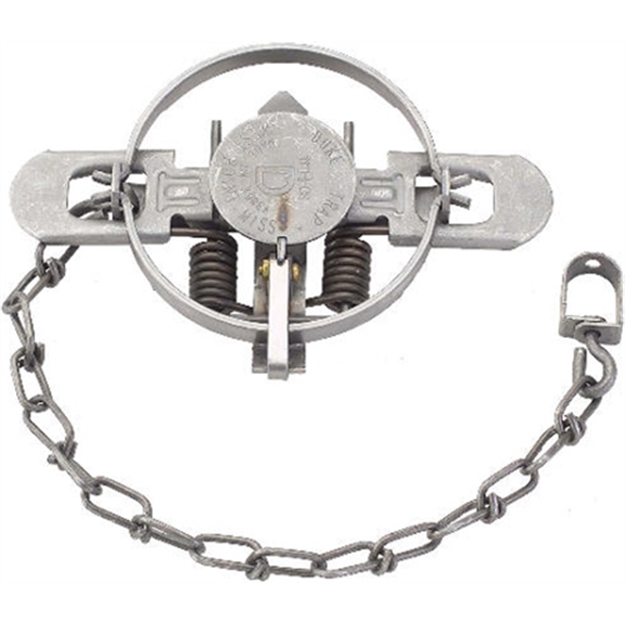Picture of Duke Traps Coil Spring Trap #1 1/2 Cs, 4.75" Jaw Spread, Raccoon,Fox,Mink,Nutria