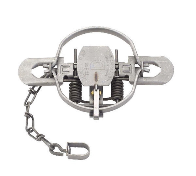 Picture of Duke Traps Coil Spring Trap,  #1 3/4 Cs, 5.25" Jaw Spread, Bobcat,Coyote,Fox,Raccoon 0475