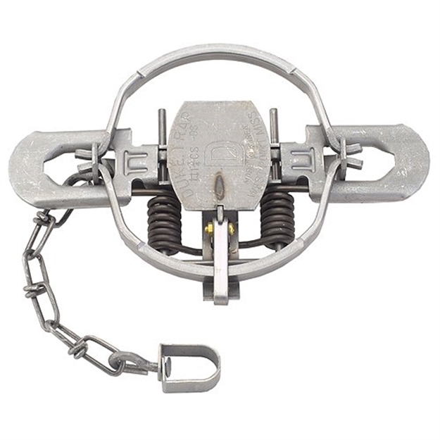 Picture of Duke Traps Coil Spring Trap, Offset Jaw, #1 3/4 CS Os, 5.25" Jaw Spread, Bobcat, Coyote, Fox, Racoon