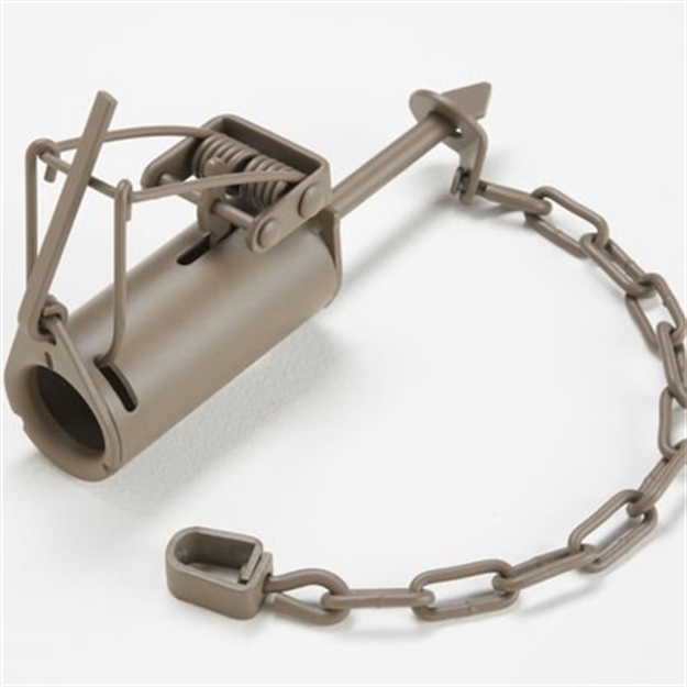 Picture of Duke Traps DP Dog Proof Coon Trap, Steel, Camo Brown 0510