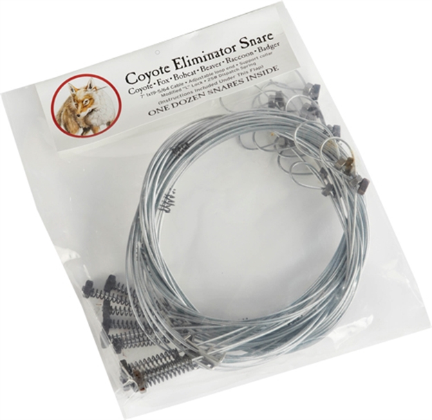 Picture of Duke Traps #2 Coyote Eliminator Snare (12 Per Pk) For Coyote, 7 FT 1X19 Strand 5/64" Cable Snare AC32