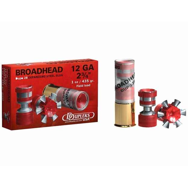 Picture of Dupo 28 Ammo 12 Gauge 2-3/4'' 1 OZ Steel Slugs 100025969 -