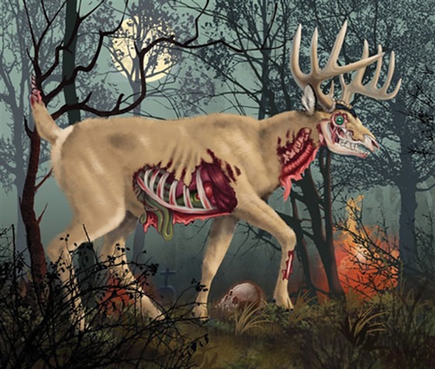 Picture of Dura Mesh Mesh Archery Target Zombie Whitetail Trgt 25"X32"