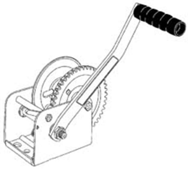 Picture of Dutton-Lainson Winch Tuffplate W/Strap