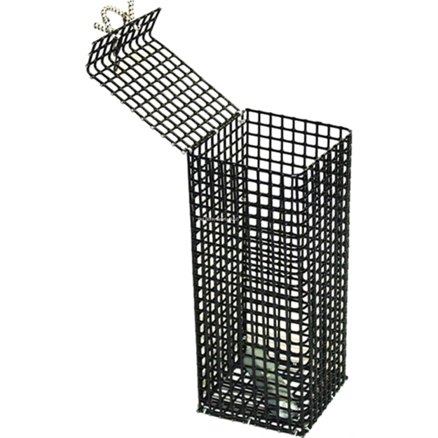 Picture of E-Z Catch Enviromentally Friendly Weighted Pvc Coated Chum Pot With Zinc Bar 1/2"X1/2" Mesh