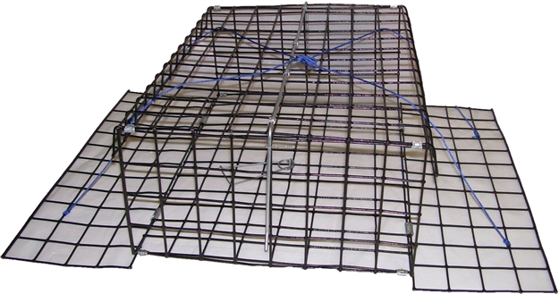 Picture of E-Z Catch Large Fold-A-Way Black Folding Trap With Bait Clip