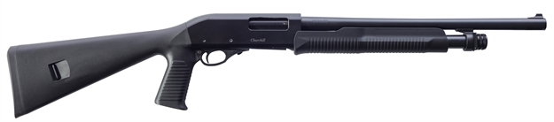 Picture of  Akkar 111375 Churchill 612 12 Gauge 18.50" 5+1 3" Blued Barrel, Synthetic Fixed Pistol Grip Stock, Ghost Ring Sights 741566904677