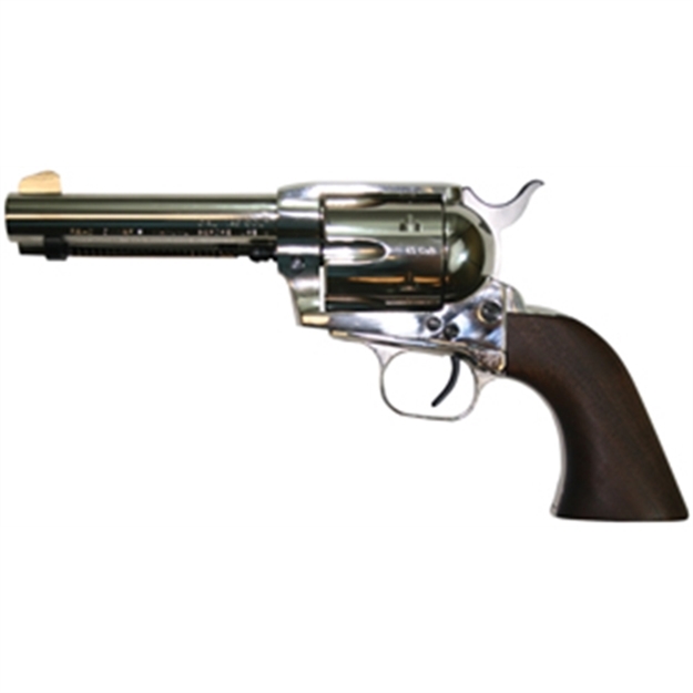 Picture of Eaa Bounty Hunter Combo 8Rnd. 22Lr/22Wmr 4.75" FS Nickel 771125 741566105562