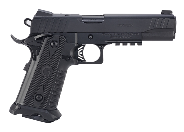 Picture of  Eaa 395040 Witness2311  45 Acp 11+1 5" Black Barrel, Black Serrated Slide & Polymer Frame W/Picatinny Rail & Beavertail Black Checkered Polymer Grips