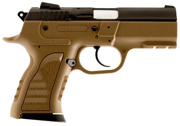 Picture of Eaa 999066 Compact Witness Single/Double 9Mm 3.6" 13+1 Grip Flat Dark Earth