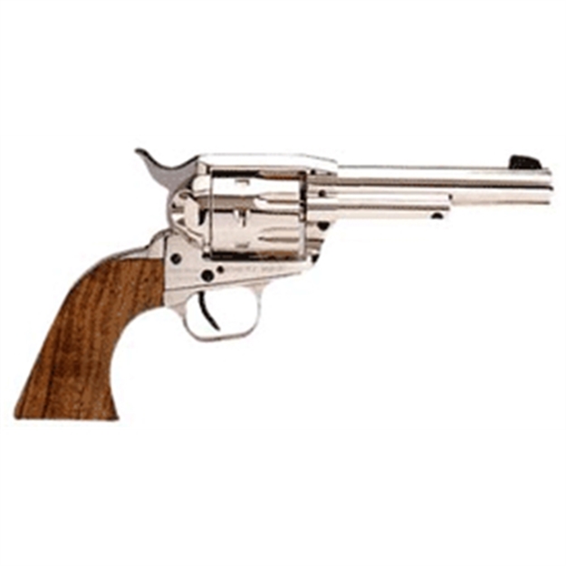 Picture of European American Armory Bounty Hunter 44Mag 4.5" FS Nickel Wood 770085