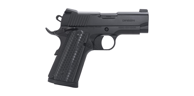 Picture of  Girsan 392065 Mc1911 SC Untouchable Sub-Compact Frame 9Mm Luger 7+1 3.40" Black Steel Barrel, Black Serrated Steel Slide & Frame W/Beavertail, Black Polymer Grip 741566906770