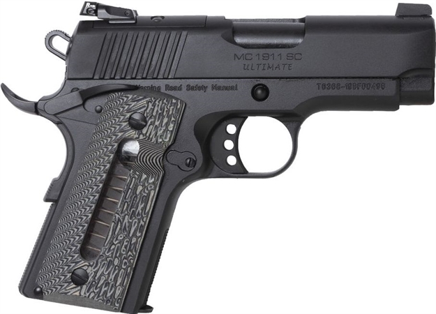Picture of Eaa Mc1911sc Ultimate Officer 45Acp Adj. Sgt. Blk< 390035