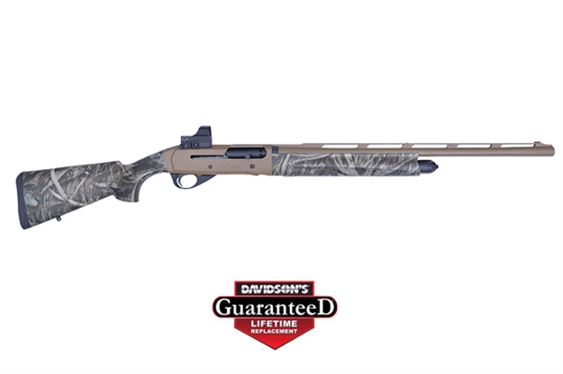 Picture of  Girsan 390155 Mc312 Gobbler 12 Gauge With 24" Barrel, 3.5" Chamber, 5+1 Capacity, Bronze Cerakote Metal Finish & Camo Synthetic Stock Right Hand (Full Size) Includes Red Dot