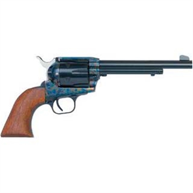 Picture of European American Armory Bounty Hunter 45Lc 7.5" FS Case Colored/Blued Wood 770020