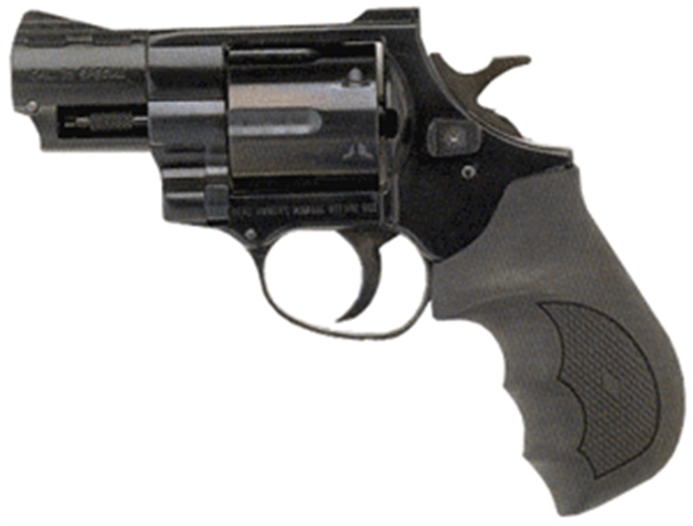 Picture of  Weihrauch Guns 770125 Windicator  38 Special 6Rd 2" Blued Steel Barrel & Cylinder, Compact Blued  Steel Frame W/Exposed Hammer, Ramp Front/Fixed Rear Sights, Finger Grooved Black Rubber Grip 741566103599