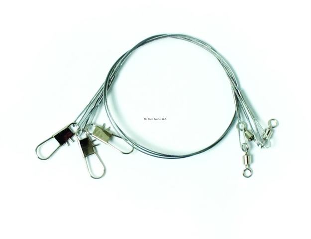 Picture of Eagle Claw 6" Steel Leader 20# Bright 3Pk