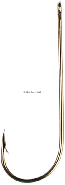 Picture of Eagle Claw Aberdeen Light Wire Non-Offset Bronze Hook, 100 PK SZ 1