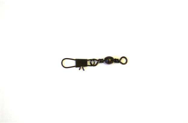 Picture of Eagle Claw Barrel Swivel Sz1/0 W/Interlock Snap Black 3Pk
