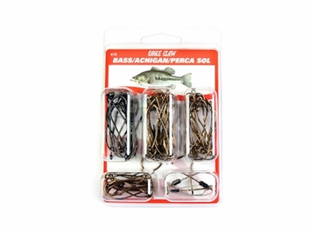 Picture of Eagle Claw Bass Hook Assortment 67Pk