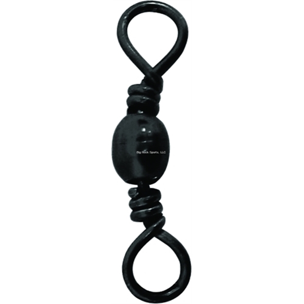 Picture of Eagle Claw Barrel Swivel SZ 10 Black 12Pk