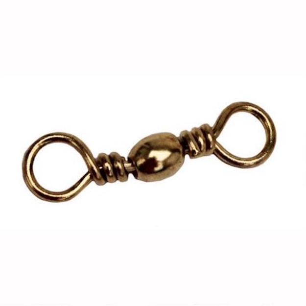 Picture of Eagle Claw Brass Barrel Swivel Sz-3/0 12Pk