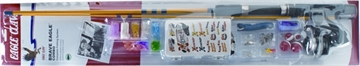 Picture of Eagle Claw Brave Eagle Spinning Combo, 10-Sz Reel, With Line, 5', M