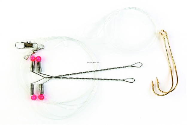 Picture of Eagle Claw Crappie Rig Auto Rotating Two Gold Hook W/Spreader Rig 015H-1