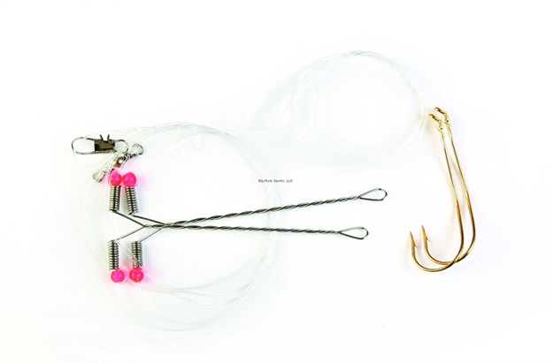Picture of Eagle Claw Crappie Rig Auto Rotating Two Gold Hook W/Spreader Rig 047708529914